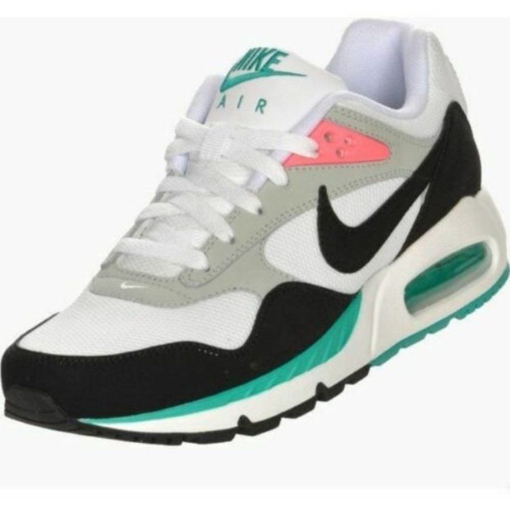 Nike Air Max Correlate Women's Sneakers Shoes White Black New Green - Picture 2 of 5